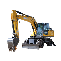 excavatrice sur pneus