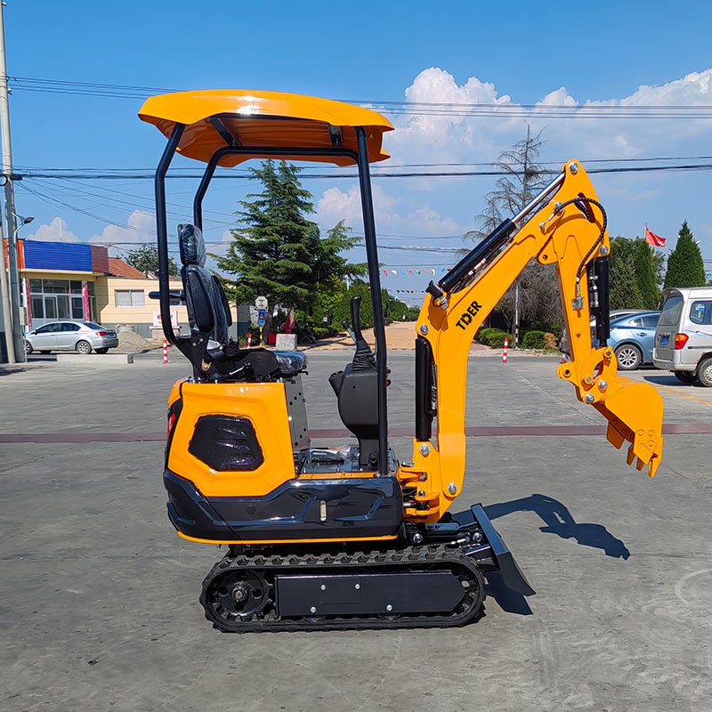 Mini-pelle de 1,2 tonne avec moteur Kubota en option pour les travaux sur chantier