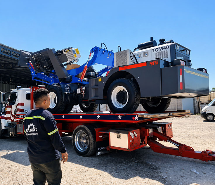 Un importateur salvadorien, novice en la matière, attribue la note de « 10/10 » au camion mélangeur TDER.