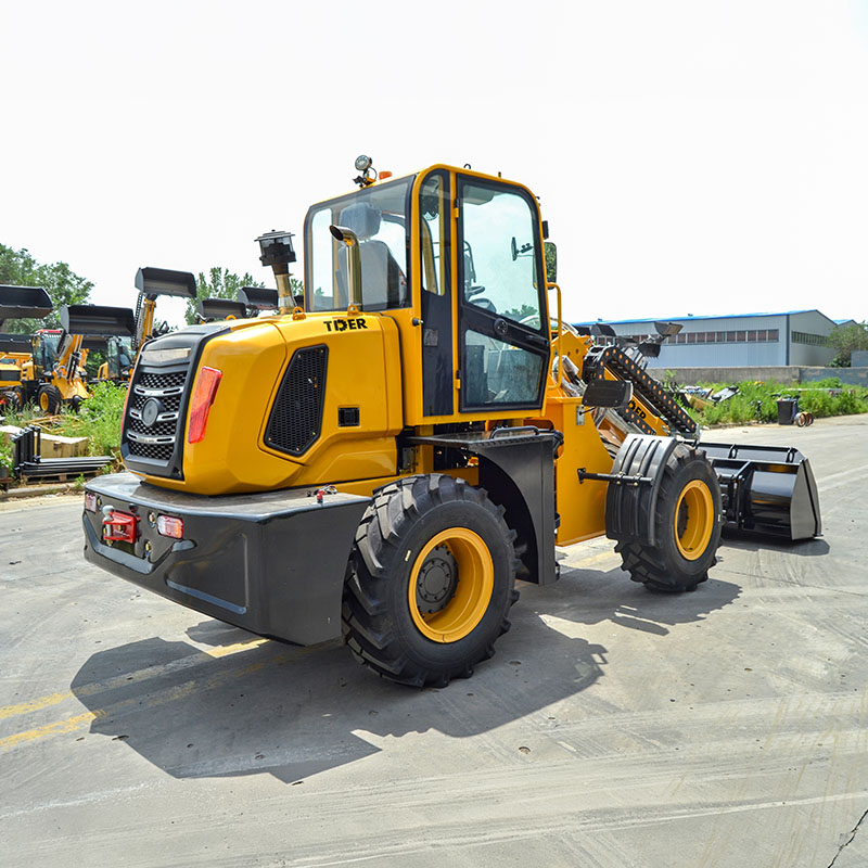 Chargeuse télescopique compacte de 2 tonnes pour la construction et l'agriculture