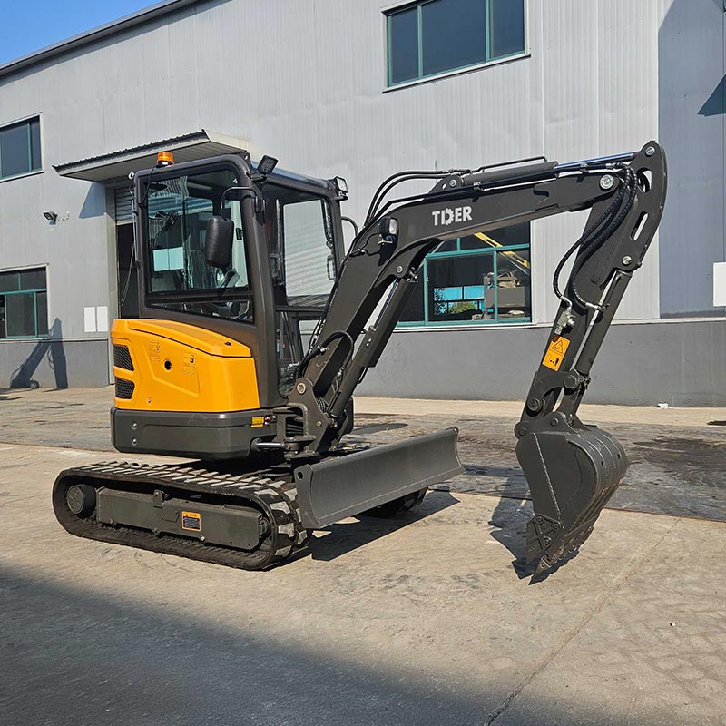 Mini-pelle à rayon de braquage zéro de 3 tonnes pour la construction
