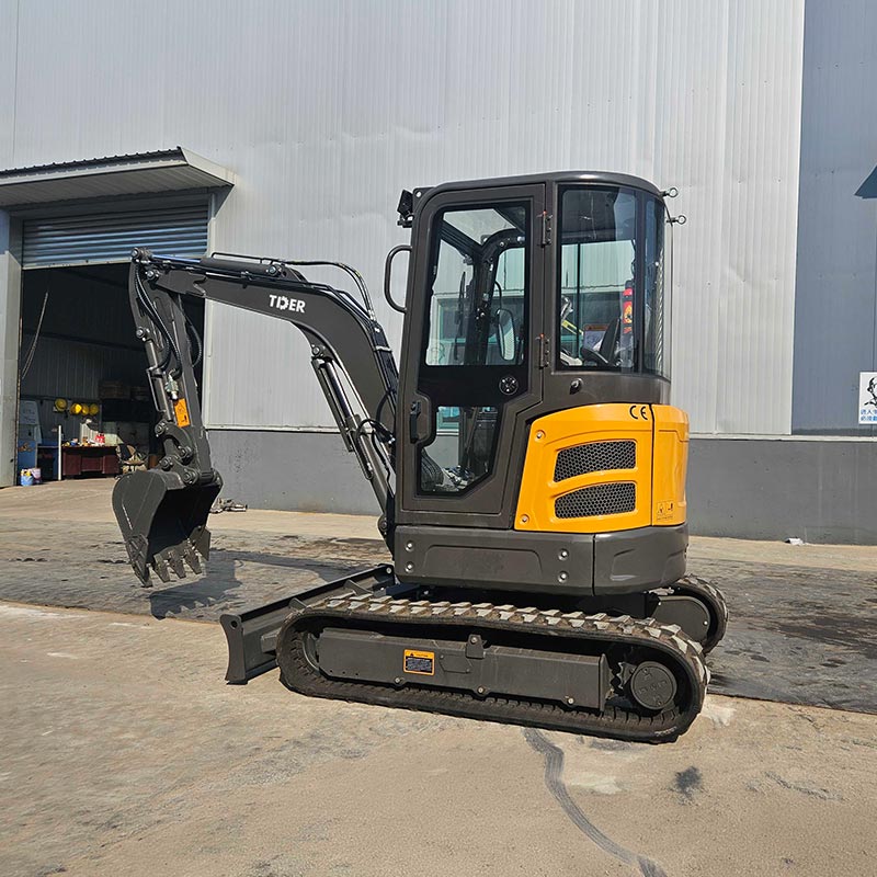 Mini-pelle à rayon de braquage zéro de 3 tonnes pour la construction