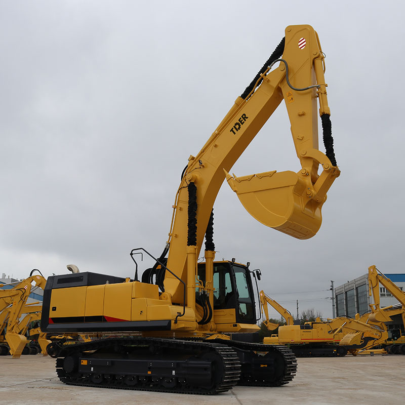 Pelle sur chenilles de 52 tonnes avec moteur Isuzu
