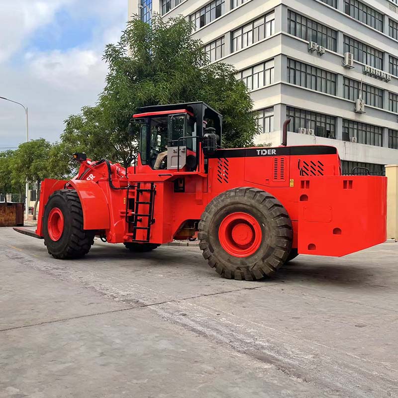 Chargeur frontal pour chariot élévateur de 40 tonnes avec pneus radiaux en acier