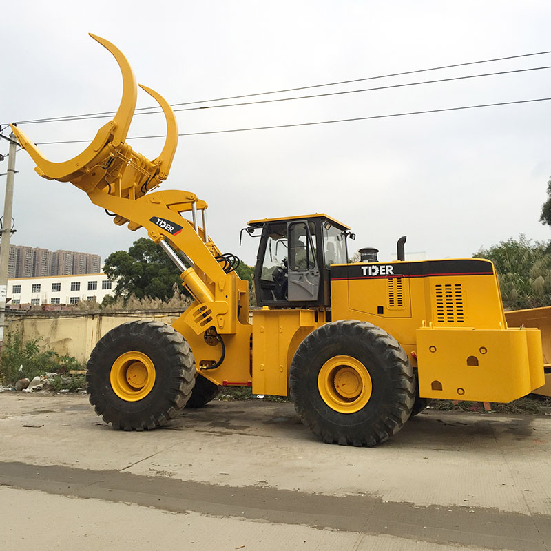 Chargeuse frontale de grumes de 25 tonnes avec technologie Caterpillar