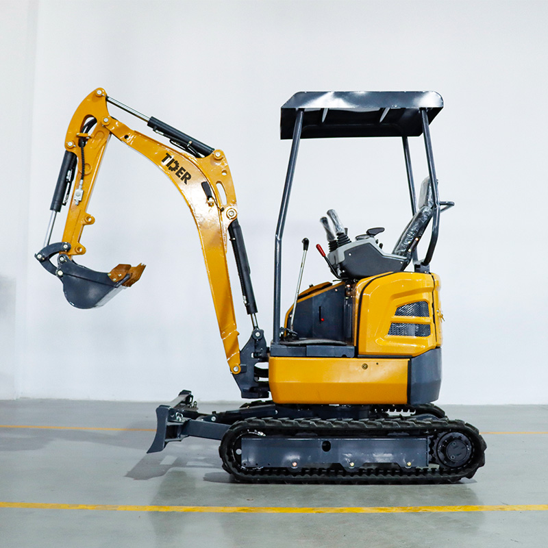 Mini-pelle de 2 tonnes avec châssis télescopique