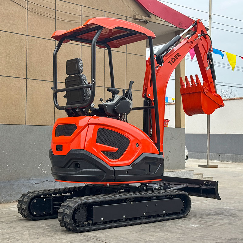 Mini-pelle de 2,5 tonnes conçue pour le confort de l'opérateur