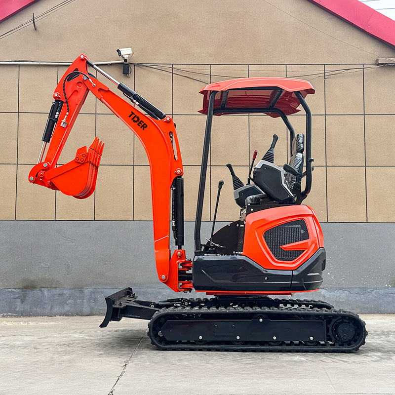 Mini-pelle de 2,5 tonnes conçue pour le confort de l'opérateur